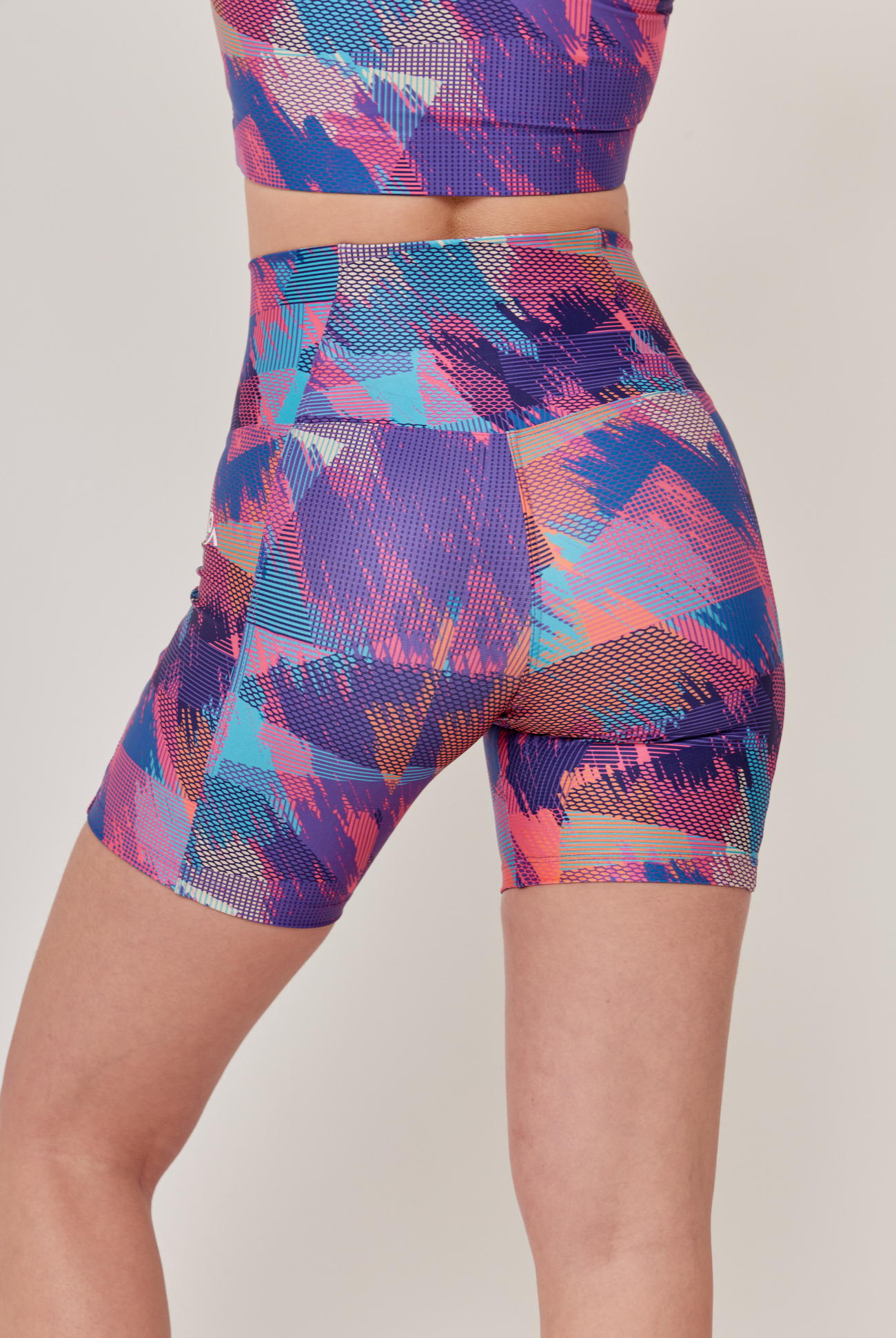 SHORT BIKER PRINT