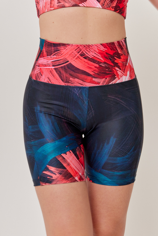 SHORT BIKER PRINT