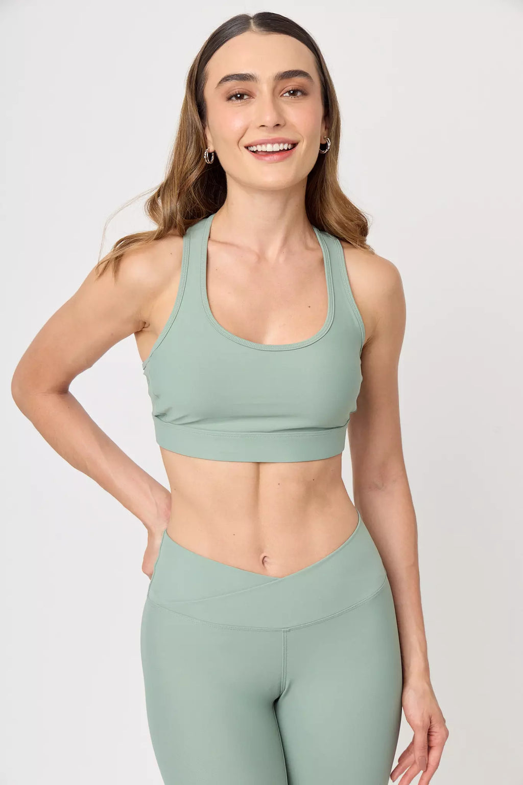 Bra deportivo Diamond Cross Herb para mujer vista frontal