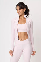 Chamarra deportiva Jacket Elan Calmy para mujer vista frontal