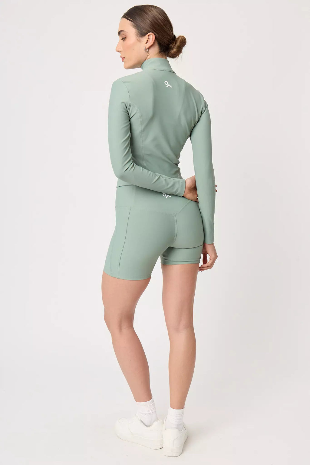 Chamarra deportiva Jacket Elan Herb para mujer vista trasera