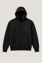 Chamarra unisex Transit negra vista de producto