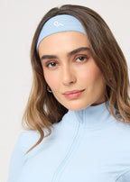 Diadema deportiva Scrunch & Glow Polo Blue para mujer vista frontal