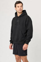 Hoodie deportiva unisex Beat negra para hombre