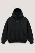 Hoodie unisex Beat negra vista de producto