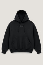Hoodie unisex Beat negra vista de producto