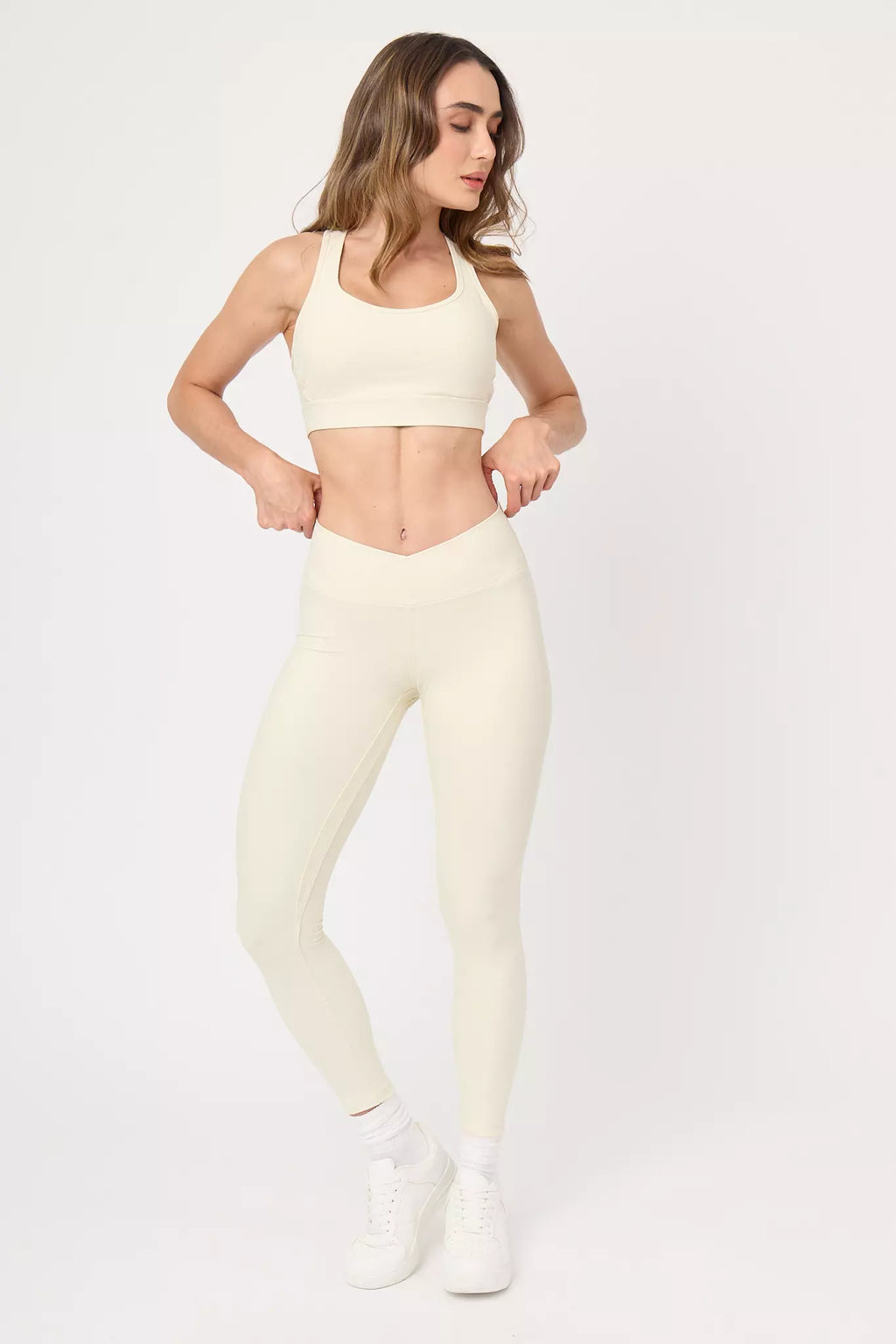 Legging deportivo Noire Brûlée para mujer vista frontal
