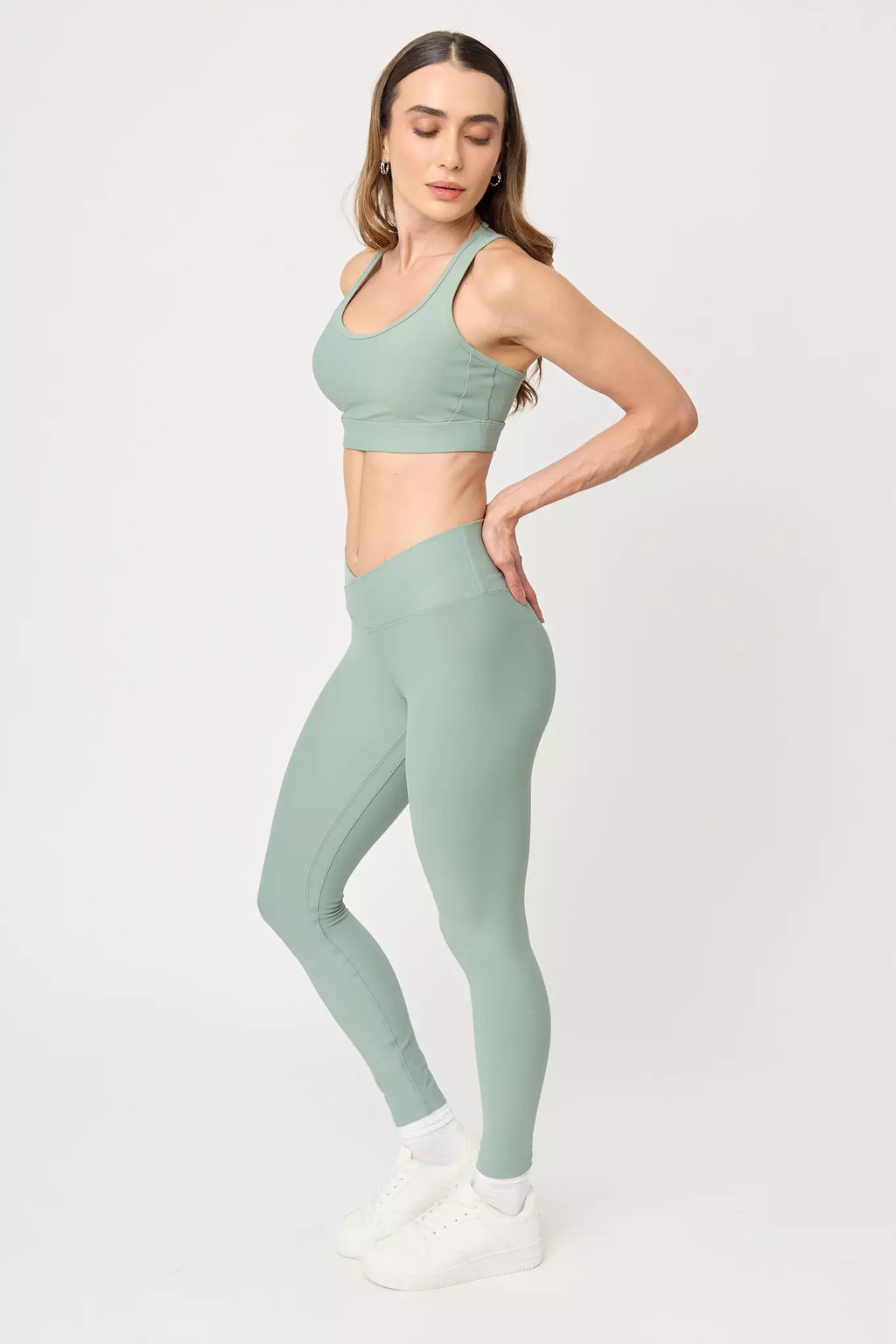 Legging deportivo Noire Herb para mujer vista frontal