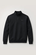 Sudadera unisex Tempo Half Zip negra vista de producto