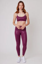 Bra deportivo para mujer Bra Glow Motion color Malbec de Gymco