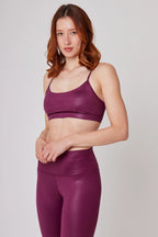 Bra Glow Motion Malbec, bra deportivo para mujer Gymco