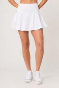 Falda Andromeda Blanco, falda de tenis mujer Gymco