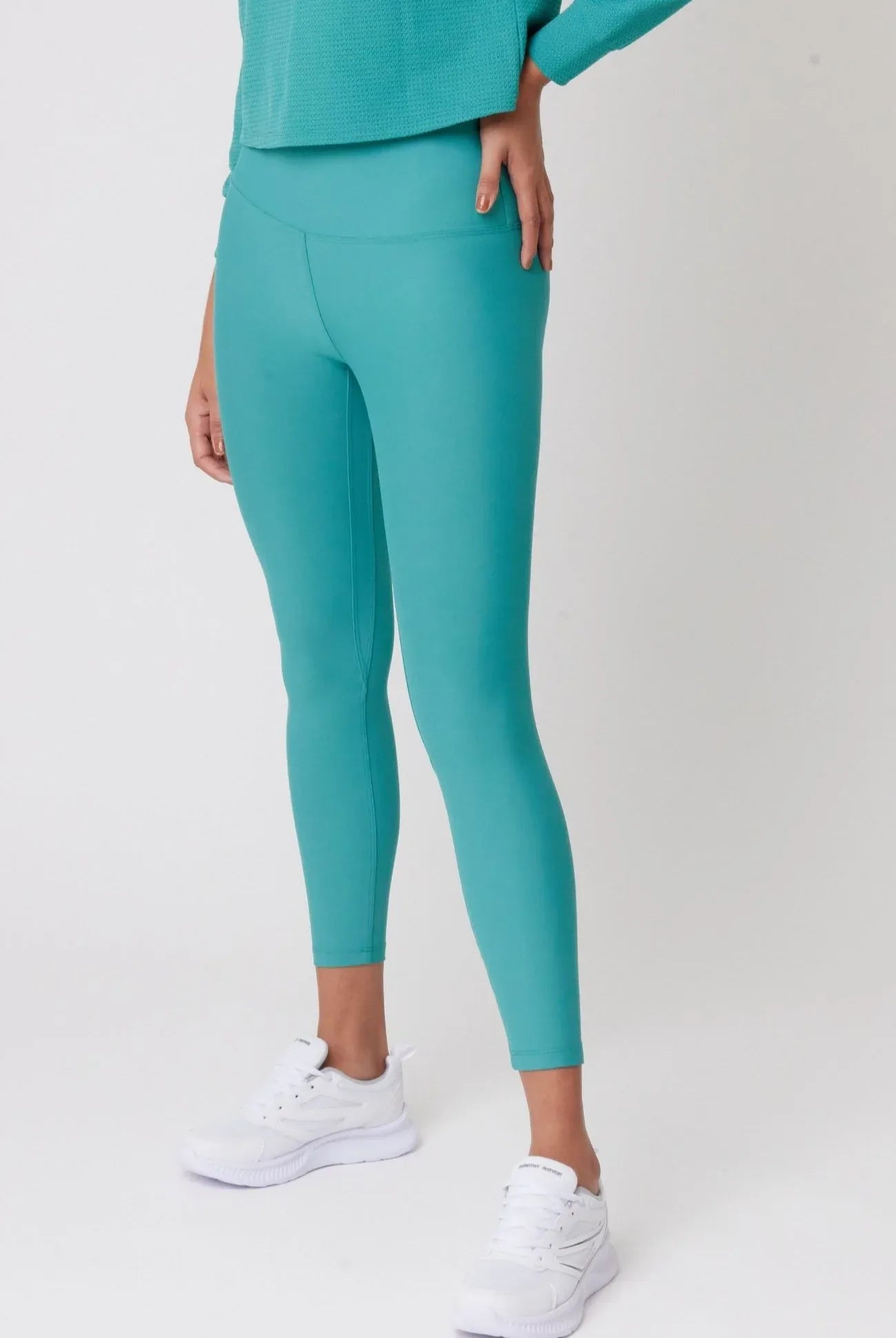 Legging Elegant Harmony Cha Verde, mallas deportivas mujer Gymco