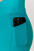 Shorts para gym mujer Gymco Short Dynamic Style en color Teal Blue
